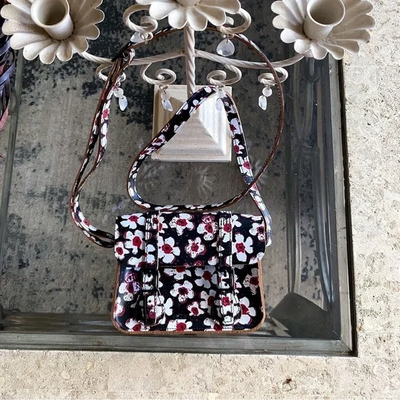 Dr. Martens Black and Red Crossbody Bag - Picture 2 of 10